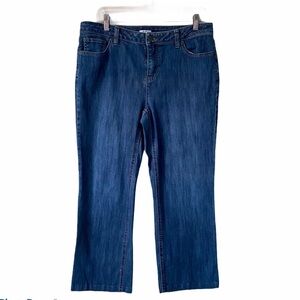 Liz Claiborne Stretch Jeans Straight Leg 10